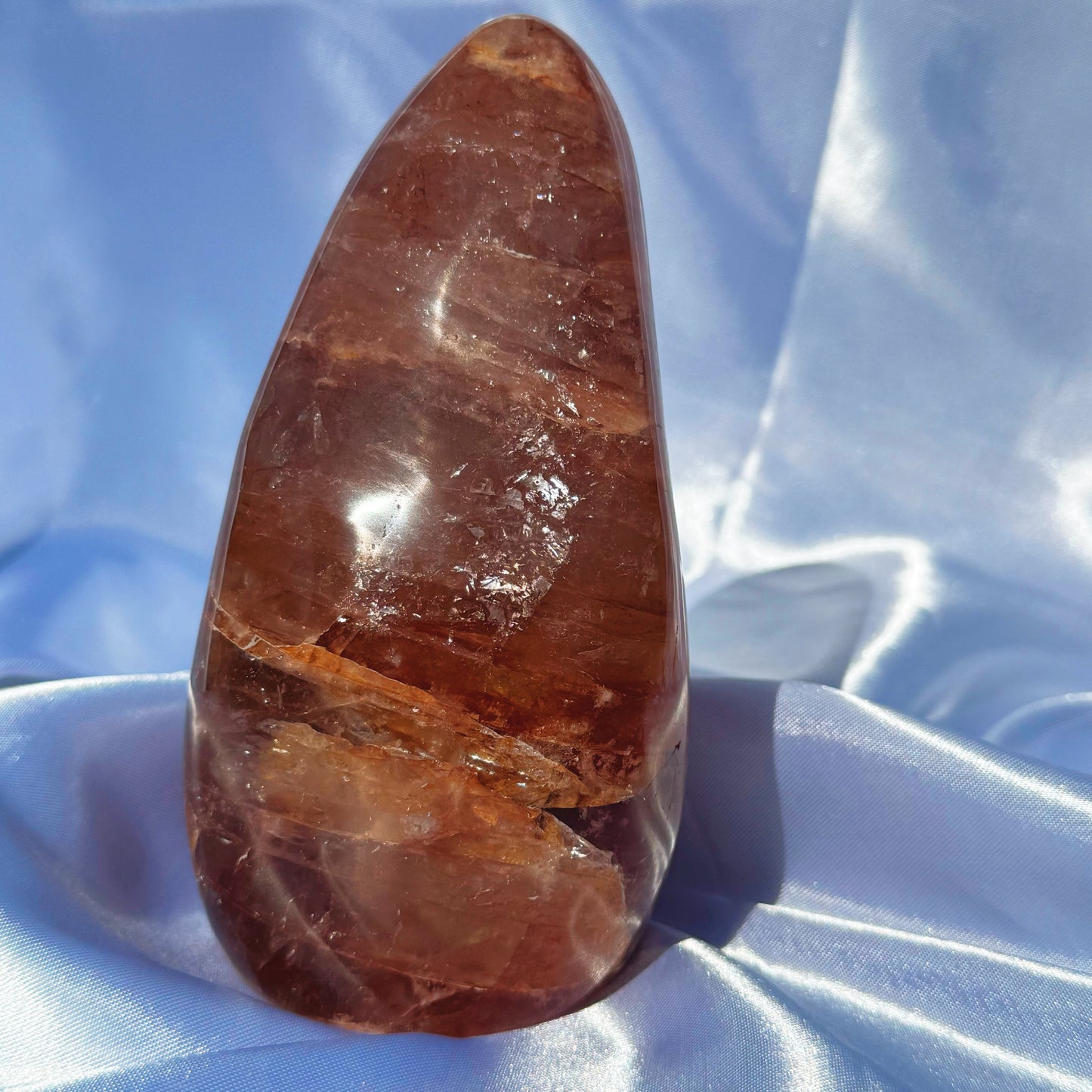 Raspberry Fire Quartz Freeform