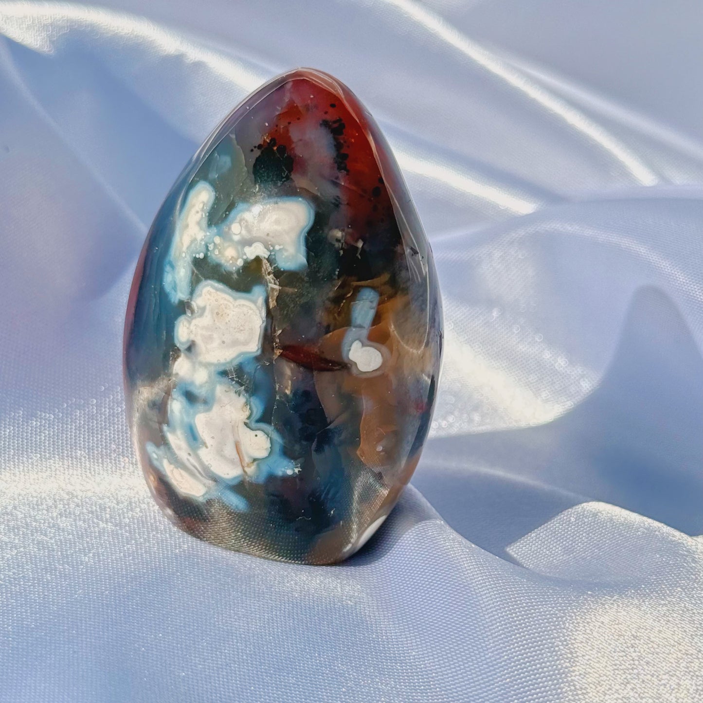 Funky Carnelian W/ Orca Agate
