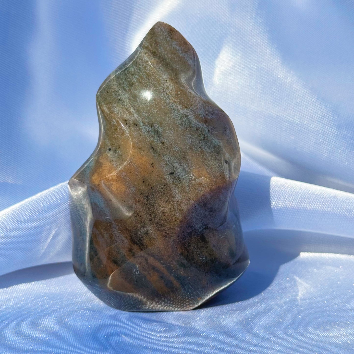 Moody Sea Jasper Flame