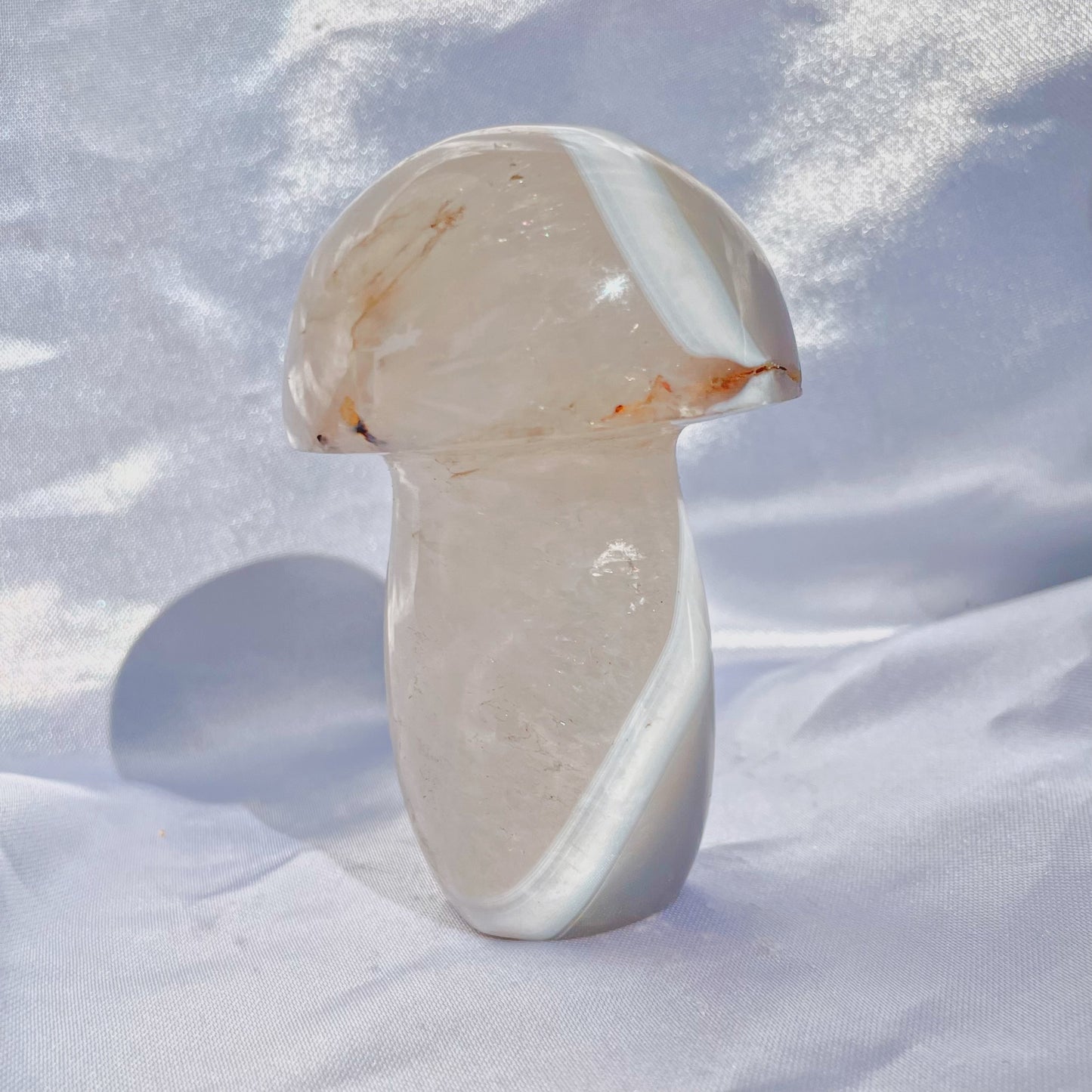 Agate W/ Quartz Mushroom (Q)