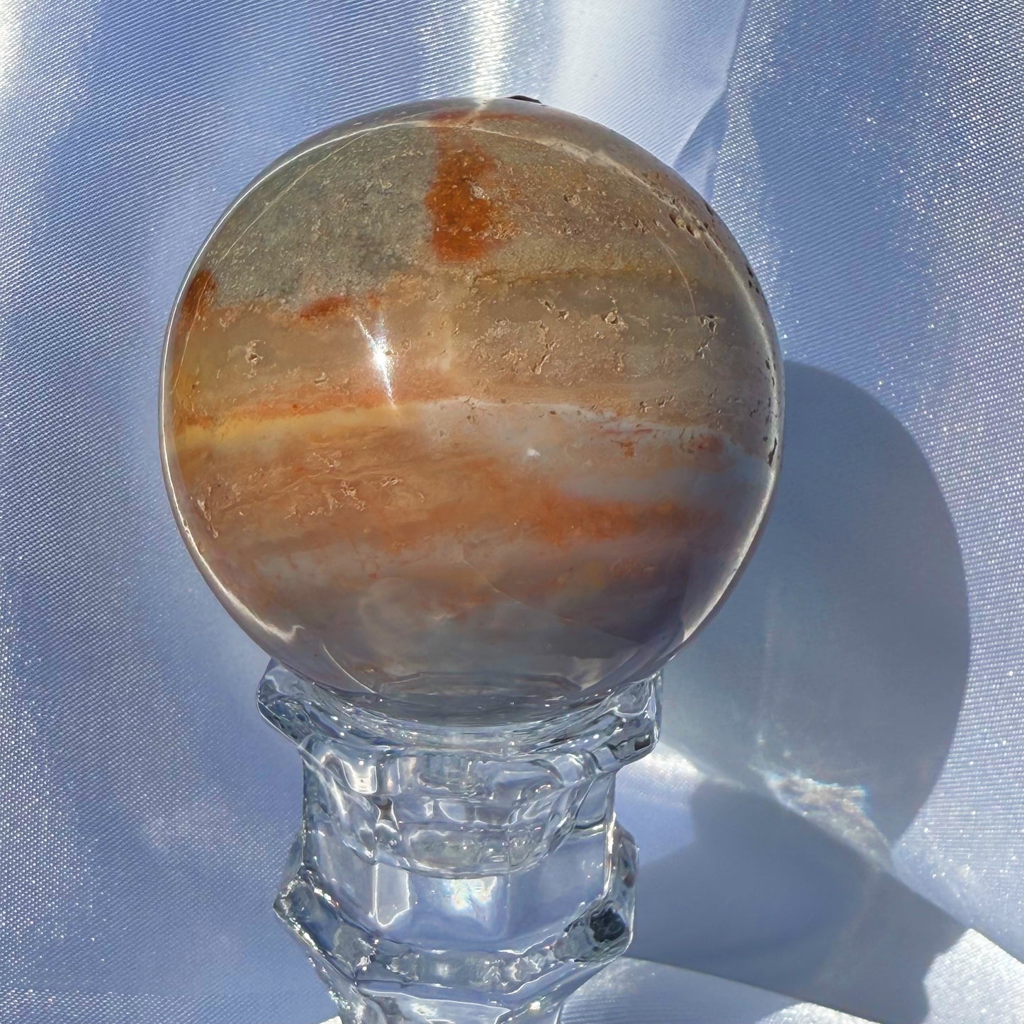 Sea Jasper "Little Planet" Sphere (T)