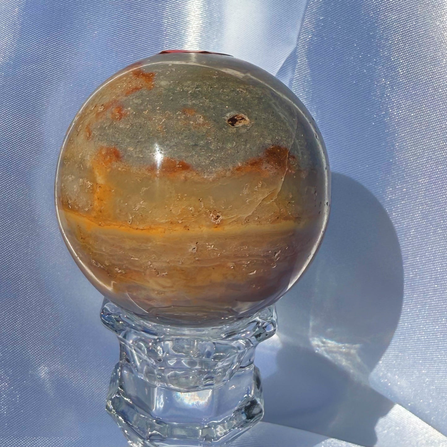 Sea Jasper "Little Planet" Sphere (T)