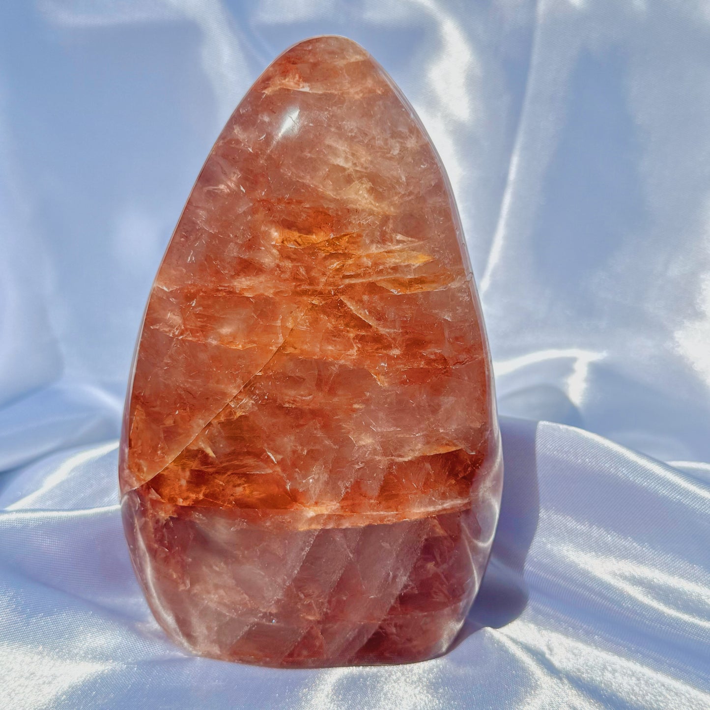 Raspberry Fire Quartz Freeform