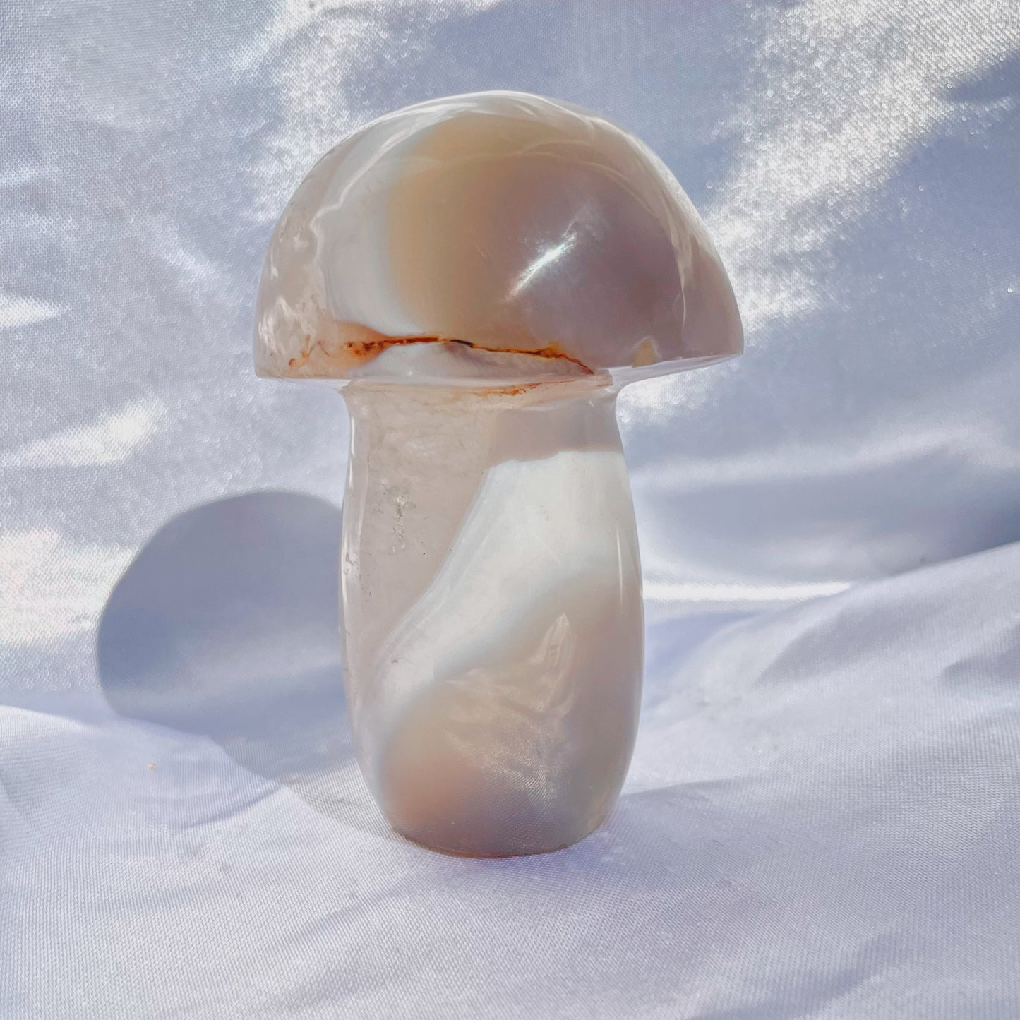 Agate W/ Quartz Mushroom (Q)