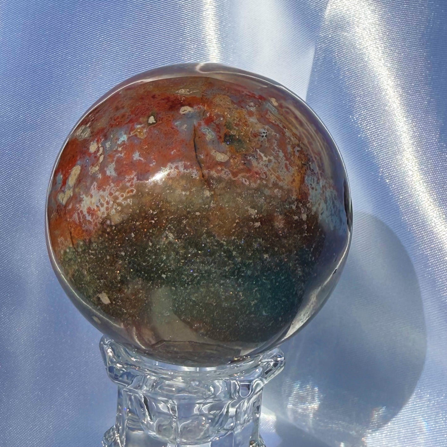 Sea Jasper Sphere