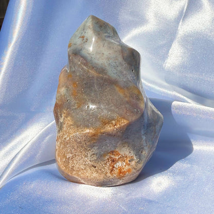 Pastel Moss Agate/ Sea Jasper Flame (T)