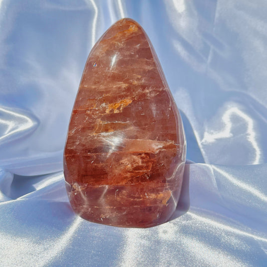 Raspberry Fire Quartz Freeform