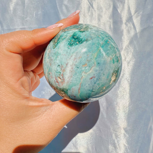 Sea Jasper Sphere